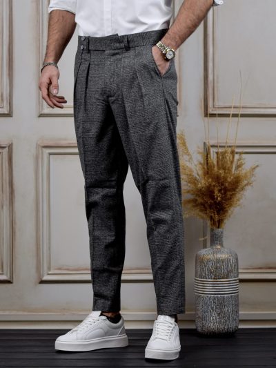 شلوار مام فیت پارچه ای