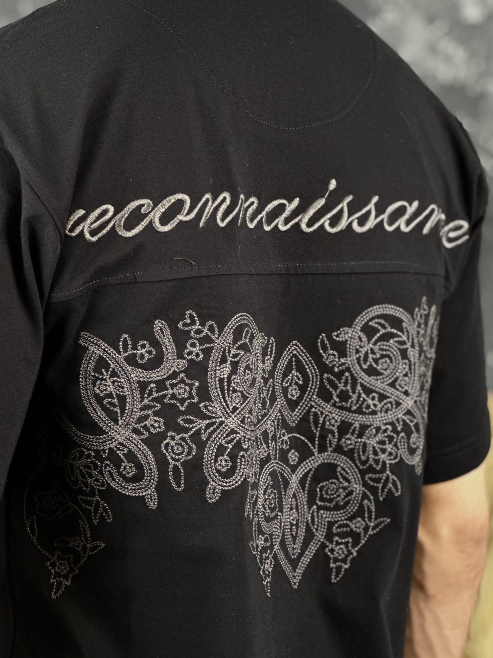 تیشرت باکسی گلدوزی رسپایدر - Image 2