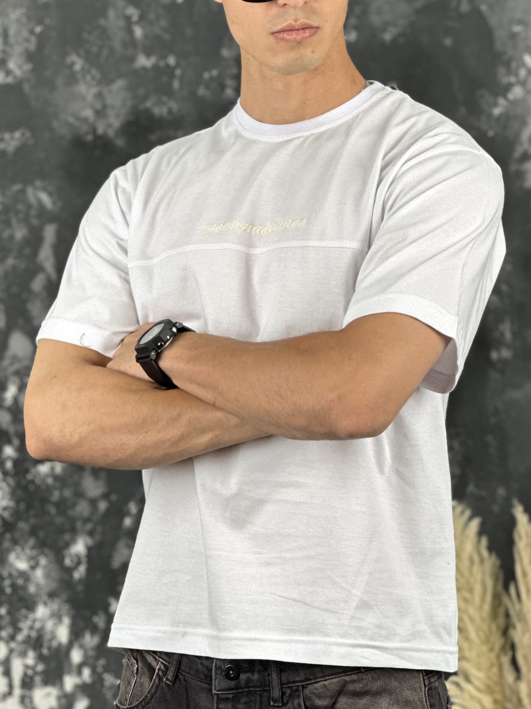 تیشرت باکسی گلدوزی رسپایدر - Image 6