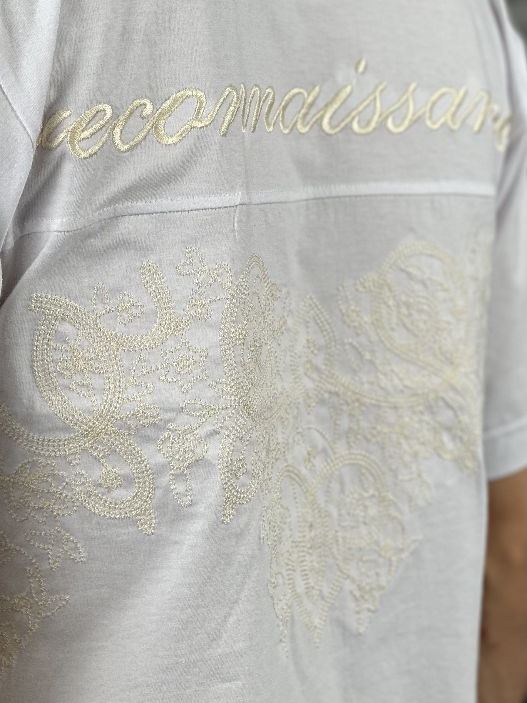 تیشرت باکسی گلدوزی رسپایدر - Image 7