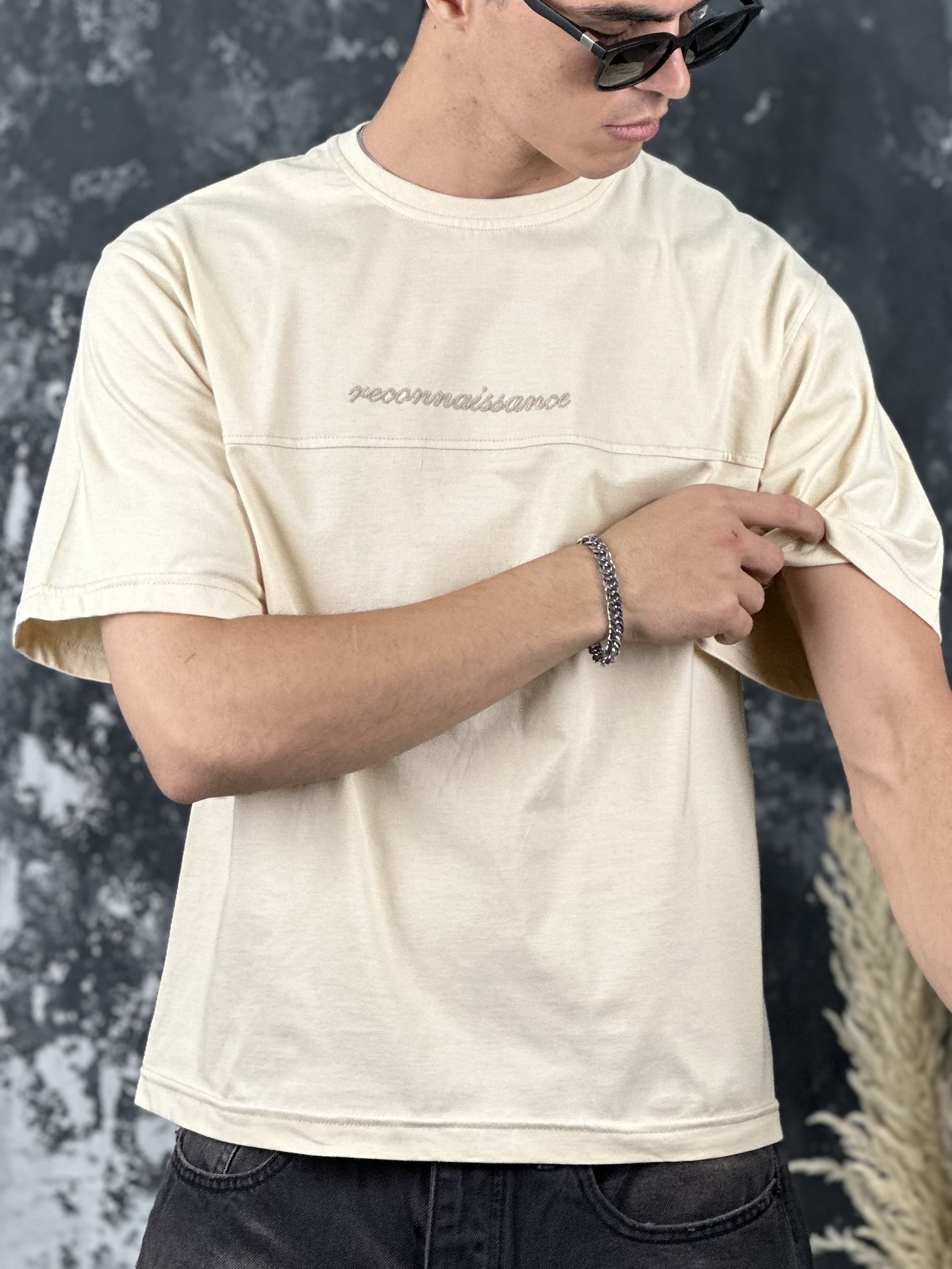 تیشرت باکسی گلدوزی رسپایدر - Image 13