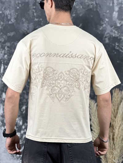 تیشرت باکسی گلدوزی رسپایدر