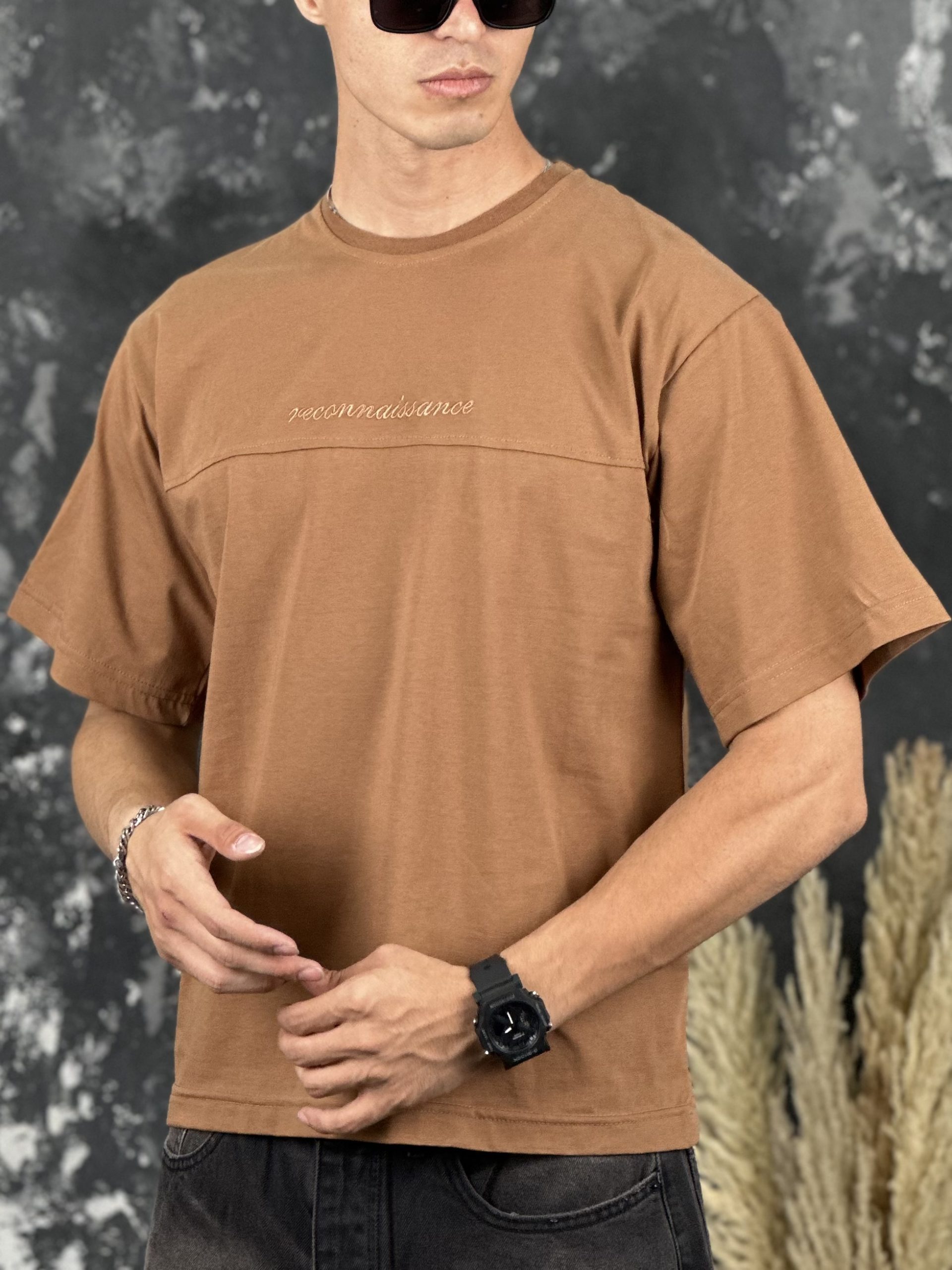 تیشرت باکسی گلدوزی رسپایدر - Image 9