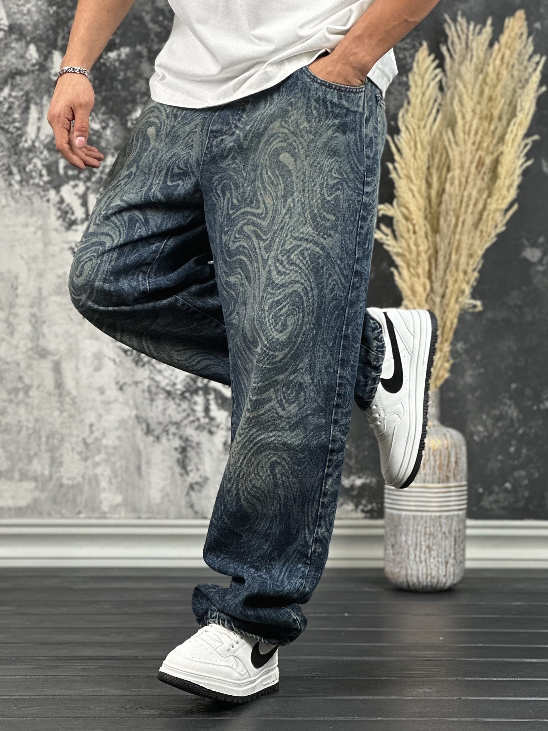 شلوار بگ کمر کش - Image 5