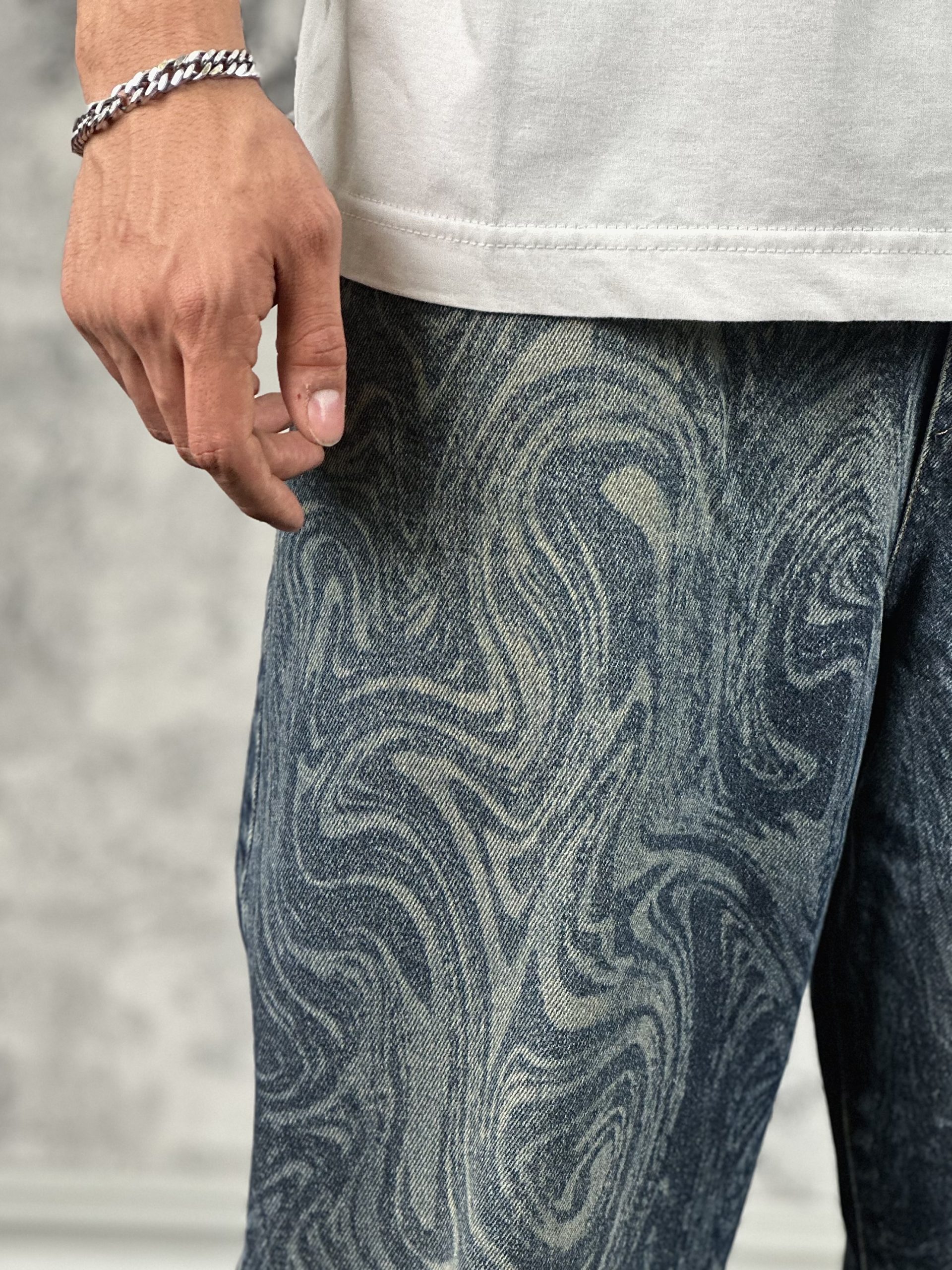 شلوار بگ کمر کش - Image 4