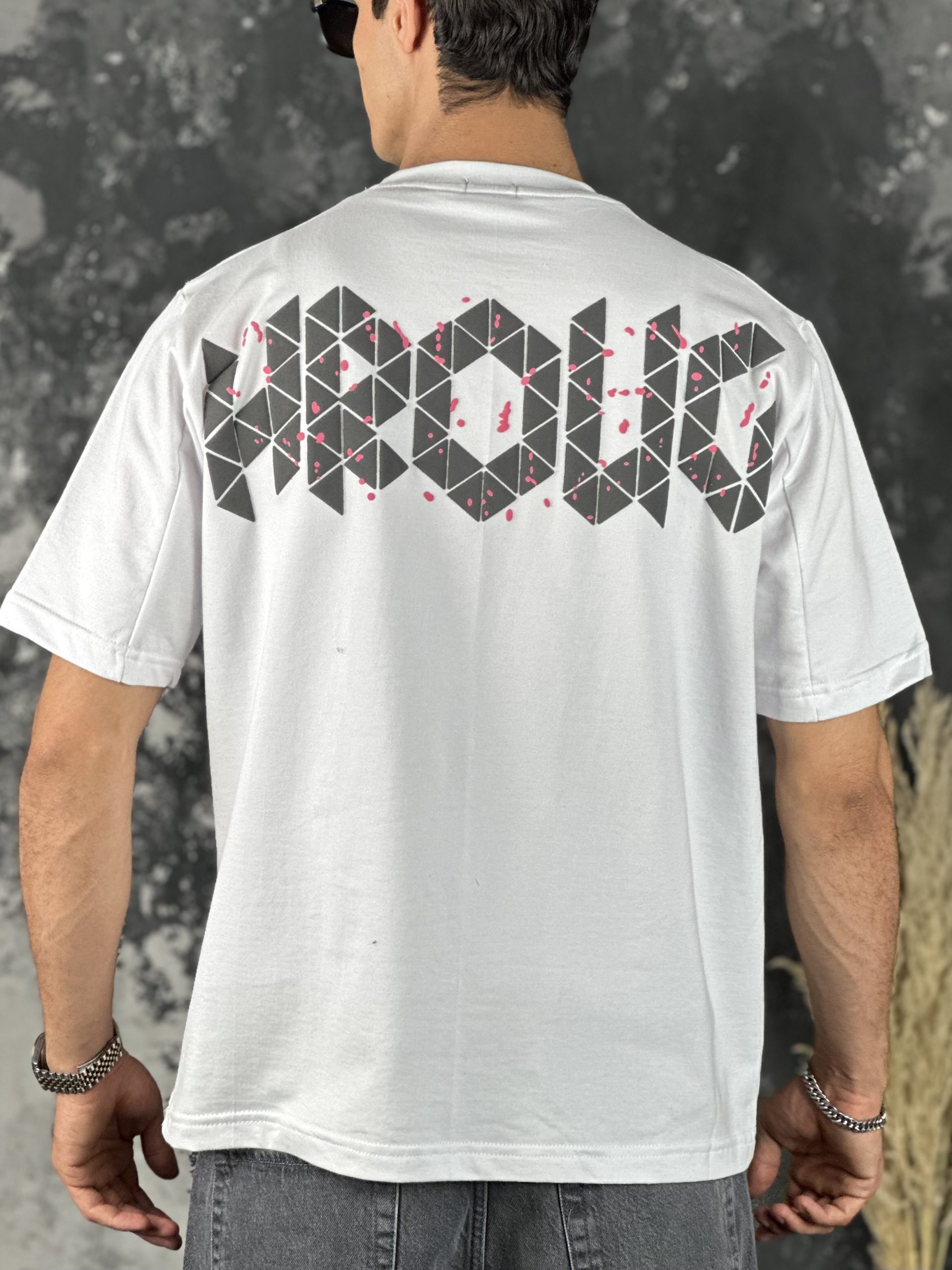 تيشرت باکسي THROUGH - Image 3